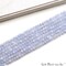 Gemstone Rondelle Bead Strands, Round Faceted, Polished Beads, Handmade Rondelle Beads, 12.5-inch, 3-4mm Round Strands for DIY Jewelry Making, GemMartUSA (70002)